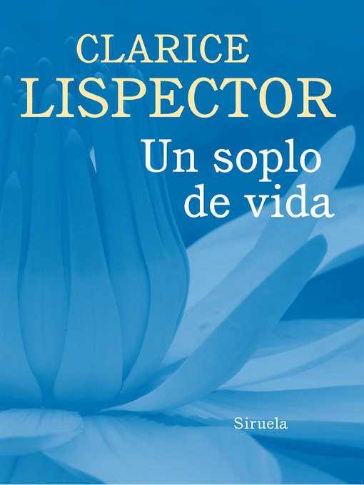 Title details for Un soplo de vida by Clarice Lispector - Wait list